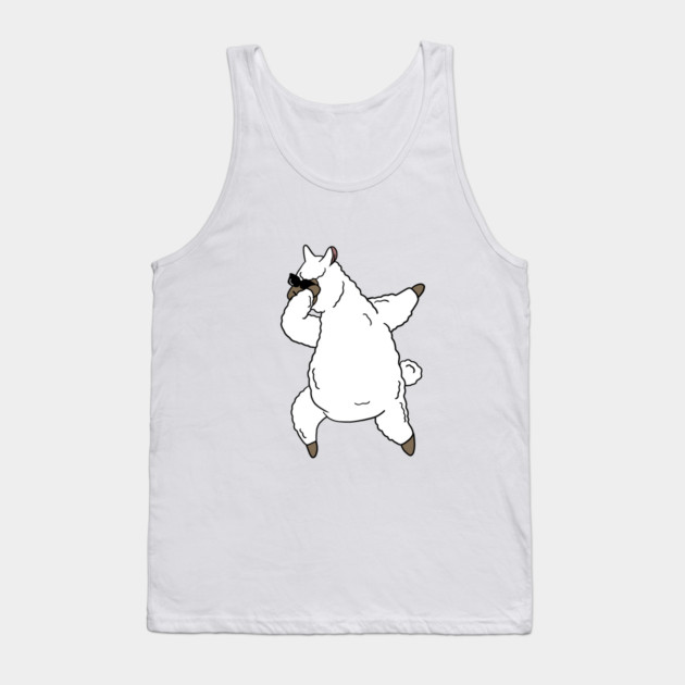 Funny Dabbin Llama Alpaca Dance Tank Top by logiamerch