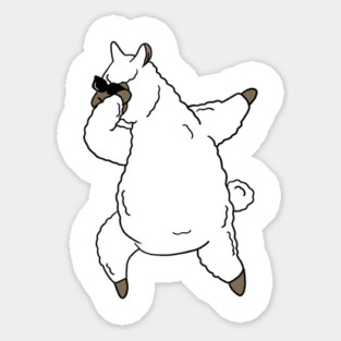 Funny Dabbin Llama Alpaca Dance Magnet