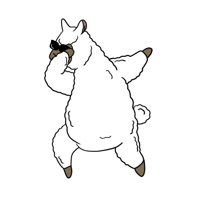 Funny Dabbin Llama Alpaca Dance by logiamerch