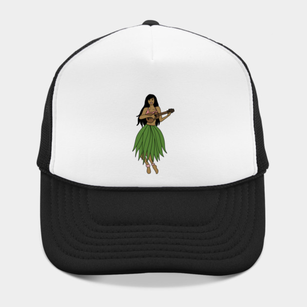 This Beautiful Hawaiian Lady playing the ukulele by logiamerch