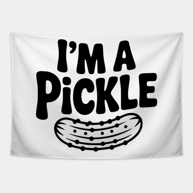 I’m a Pickle Tapestry by Frank Ring