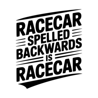 Racecar Spelled Backwards is Racecar T-Shirt