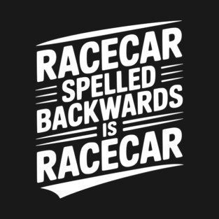 Racecar Spelled Backwards is Racecar T-Shirt