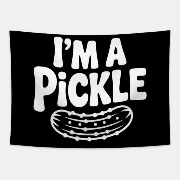 I’m a Pickle Tapestry by Frank Ring