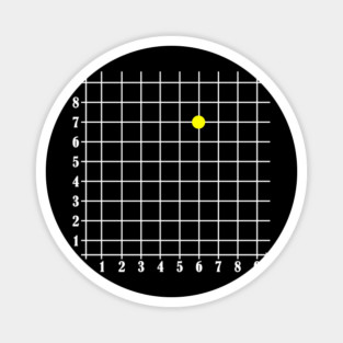 Coordinate (6,7) Funny Math Teacher 67 Math Lover Science Magnet