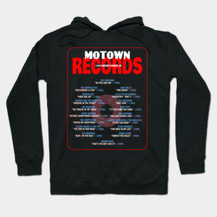 Motown Records Discography Series 4 Hoodie