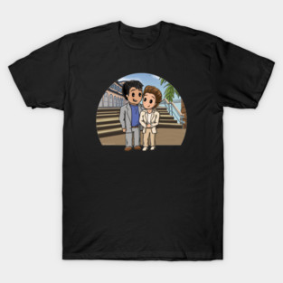 Janeway and Chakotay in Future's End T-Shirt