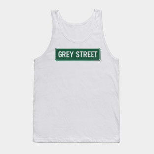 Grey Street - street sign Tank Top