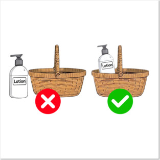 It Puts the Lotion in the Basket – Horror Movie Parody Design Posters and Art