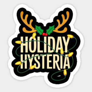 Holiday Hysteria - Christmas Design Magnet