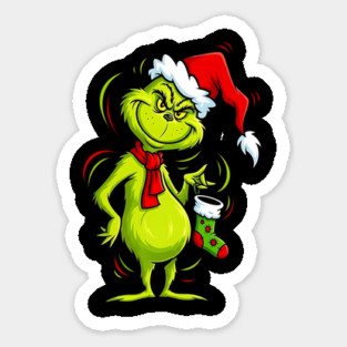Feeling Grinchy - Funny Christmas Magnet