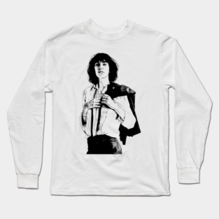 Patti Smith Classic Vintage 80s Long Sleeve T-Shirt