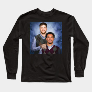 Vintage Packers Tucker Kraft And  Jordan Love Step Brothers Long Sleeve T-Shirt