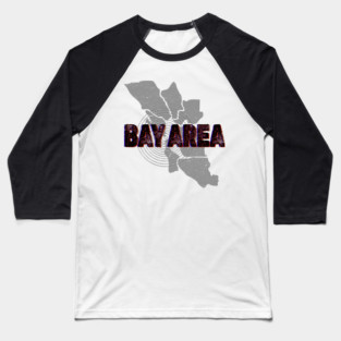 Bay Area California Streetwear Style Baseball T-Shirt