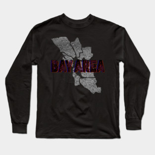 Bay Area California Streetwear Style Long Sleeve T-Shirt