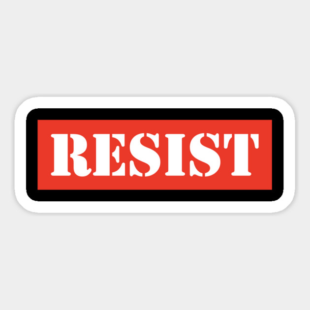 RESIST - Bold Call to Action for Change and Defiance Magnet by UrbanLifeApparel