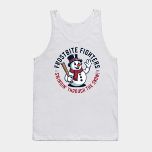 Frostbite fighters Swingin' through the snow! Tank Top