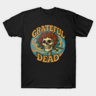 Vintage Grateful Dead Skeleton Rose T-Shirt