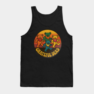 Vintage Grateful Dead Bears Circle Tank Top