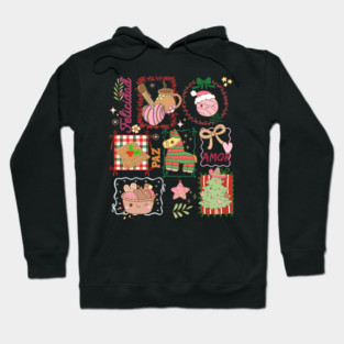 Mexican Christmas Ponche Tamal Concha Piñata Posada Hoodie