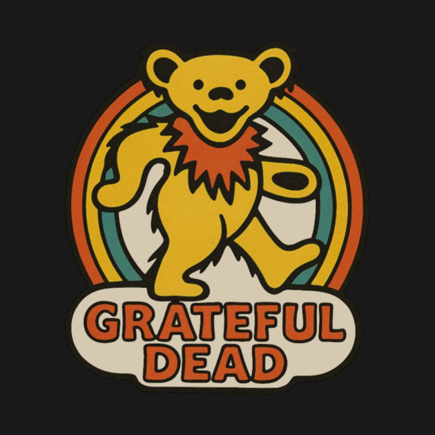 Grateful Dead Dancing Bear Rainbow by romeocorrey1