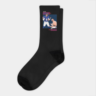 Ny Giants Jaxson Dart Cam Skattebo Skattebros Socks