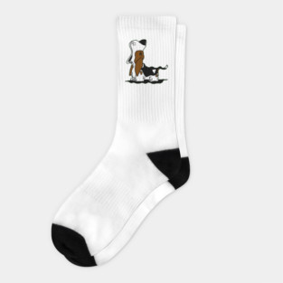 Howling Basset Hound Socks