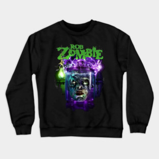 Horror White Metal Zombie Dark Rob White Horror Zombie Metal Rob lion Band Devil Whitesnake Extreme Singer 13 Crewneck Sweatshirt