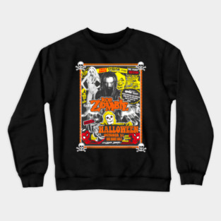 Horror White Metal Zombie Dark Rob White Horror Zombie Metal Rob lion Band Devil Whitesnake Extreme Singer 11 Crewneck Sweatshirt