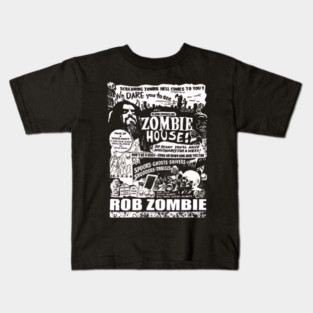 Horror White Metal Zombie Dark Rob White Horror Zombie Metal Rob lion Band Devil Whitesnake Extreme Singer 9 Kids T-Shirt