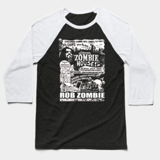 Horror White Metal Zombie Dark Rob White Horror Zombie Metal Rob lion Band Devil Whitesnake Extreme Singer 9 Baseball T-Shirt