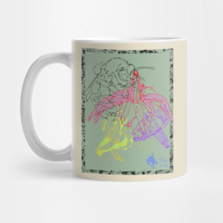 Bumble Bee & Blossoms Mug