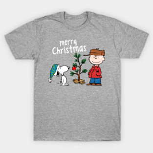 charlie brown & snoopy, merry christmas! T-Shirt