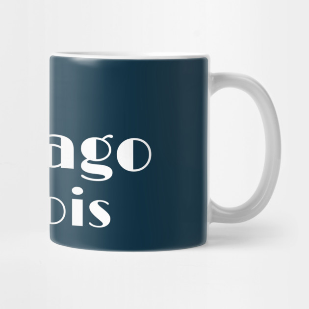 Art Deco Chicago Retro Illinois City Skyline Design by DonWillisJrArt