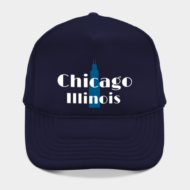 Art Deco Chicago Retro Illinois City Skyline Design by DonWillisJrArt