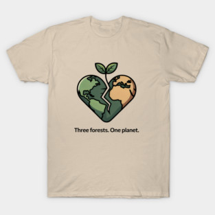 Resilient Nature Emerging from Earth’s Fracture T-Shirt