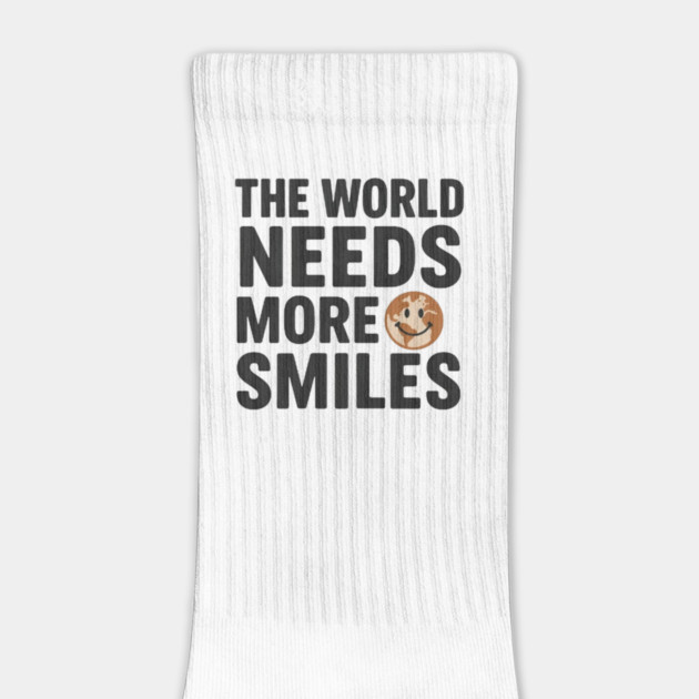 The world needs more smiles, positive quote by Patience's Store
