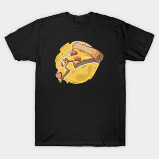 Love Slice. Heart Topped Pizza T-Shirt