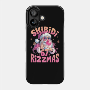 skibidi rizzmas 67 fuuny christmas six seven 4489 Phone Case