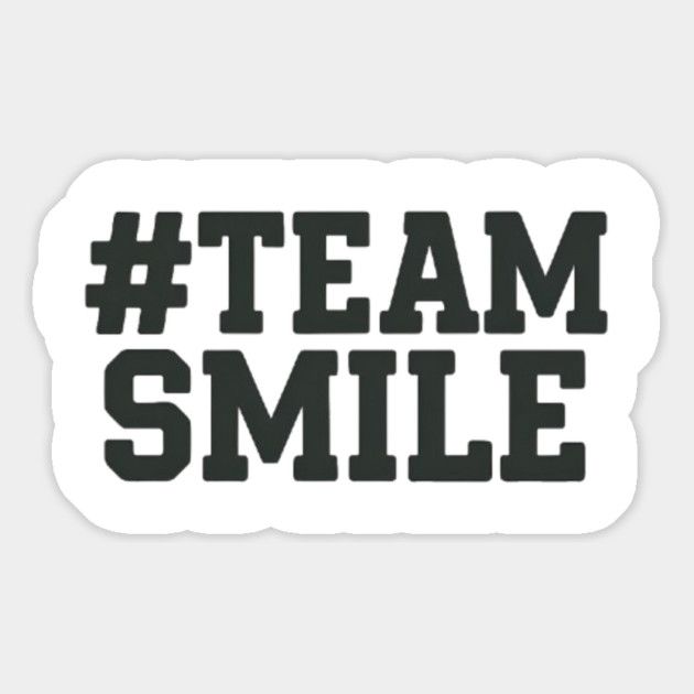 Team Smile, positive words Magnet by Smiletitude