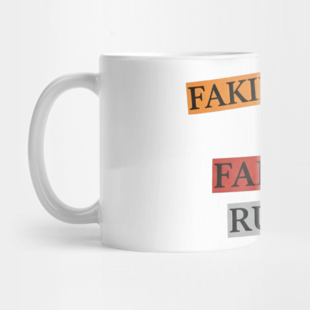 Faking News Rules Statement Pieces Inspired Art by Art2Wear