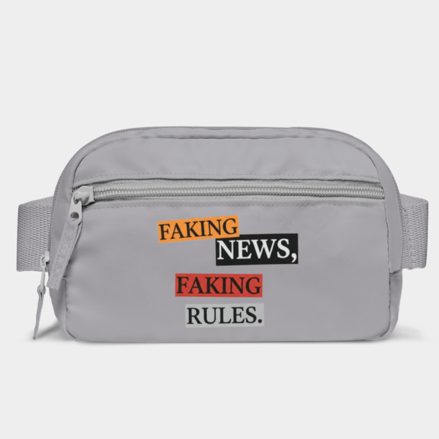 Faking News Rules Statement Pieces Inspired Art by Art2Wear