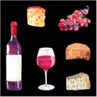 Red Wine - Tropical Smile Posters and Art