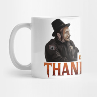 Thanksgiving: Sheriff and the Pilgrim Mask Mug