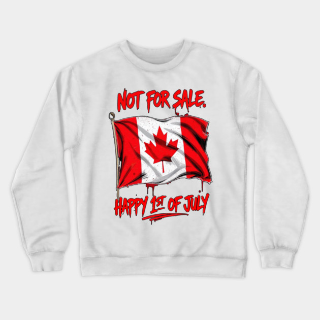 Canada Day Celebration - Proud Canadian Vibes Crewneck Sweatshirt by Art2Wear