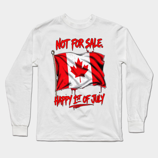 Canada Day Celebration - Proud Canadian Vibes Long Sleeve T-Shirt by Art2Wear