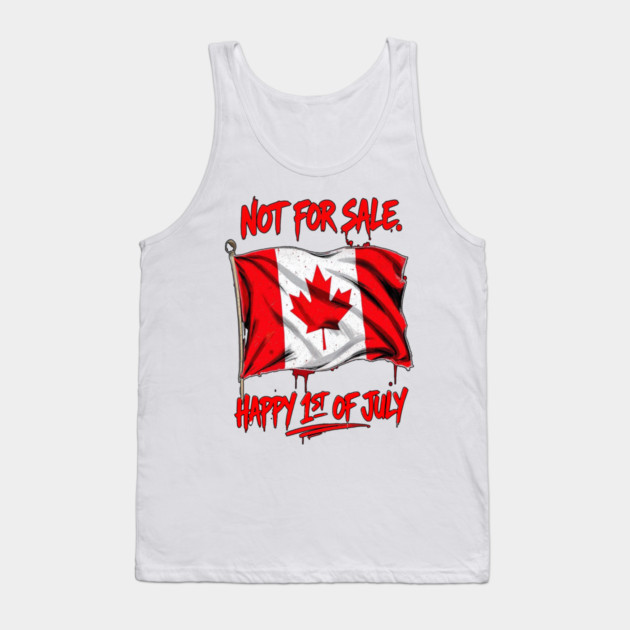 Canada Day Celebration - Proud Canadian Vibes Tank Top by Art2Wear