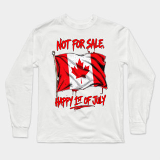 Canada Day Celebration - Proud Canadian Vibes Long Sleeve T-Shirt