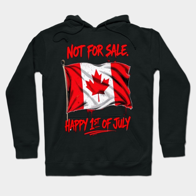 Canada Day Celebration - Proud Canadian Vibes Hoodie by Art2Wear