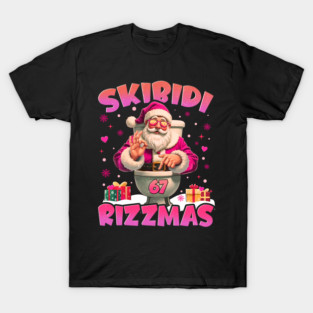 Skibidi 6 7 Rizzmas funny T-Shirt